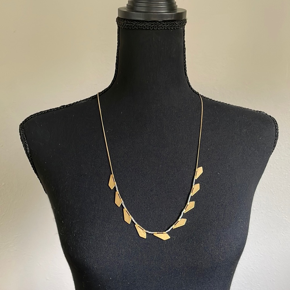 Madewell Geometric Mixed Metal Necklace